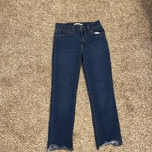 Levi’s high rise straight 724 jeans